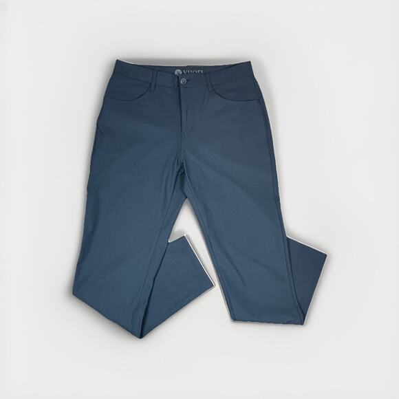 Vuori‎ Meta Pant Men’s Grey Stretch Chino Performance See Measurements 32x30 - Picture 1 of 7